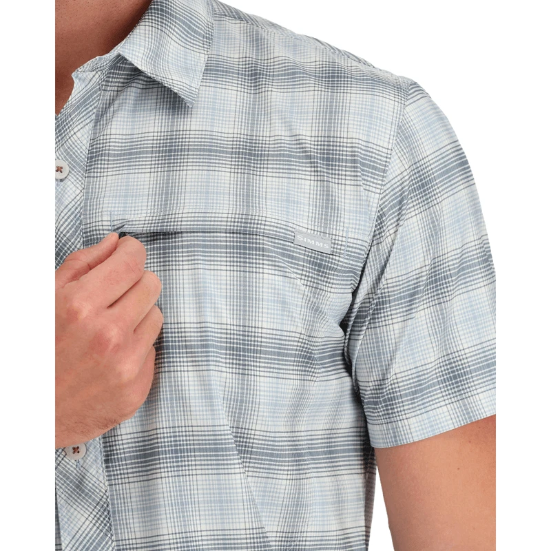 Simms Grizzly Fish Stone Cold Short Sleeve Shirt - Men's 2 Simms Grizzly Fish Stone Cold Short Sleeve Shirt - Men's - Image 2