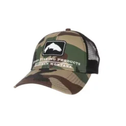 Adult Simms Trout Icon Trucker Snapback Hat