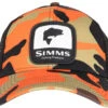 Simms Bass Patch Trucker - Woodland Camo Flame