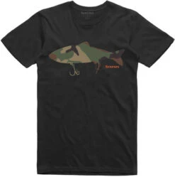 Simms Bass Destruction T-Shirt - Black