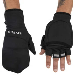 Simms -Simms simms freestone foldover mitt black m 11238.1651422157