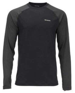 Simms Lightweight Base Layer Top - Black - X-Large