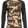 Simms Lightweight Base Layer Top - Woodland Camo - X-Large