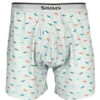 Simms Mens Boxers - Trout Critter Sterling - X-Large