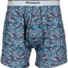 Simms Mens Boxers - Fish Grass - X-Large