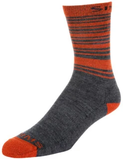 Simms Merino Lightweight Hiker Sock - Carbon - Medium