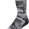 Simms Merino Midweight Hiker Sock - Hex Flo Camo Carbon - Medium