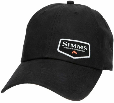 Simms Oil Cloth Cap - Black 1 Simms Oil Cloth Cap - Black