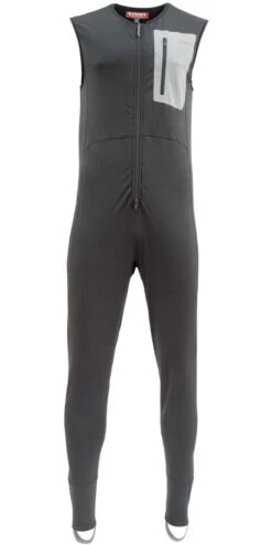 Simms PG-12438 Fleece Midlayer Bib - Raven