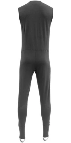 Simms PG-12438 Fleece Midlayer Bib - Raven -Simms simms pg 12438 fleece midlayer bib raven 24920.1671550521