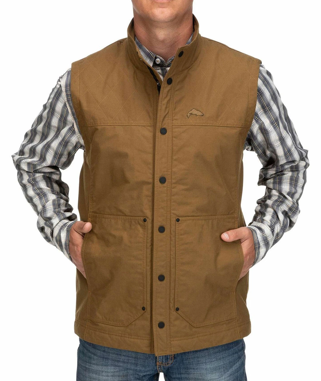 Simms PG-13086 Dockwear Vest - Dark Bronze - X-Large 2 Simms PG-13086 Dockwear Vest - Dark Bronze - X-Large - Image 2