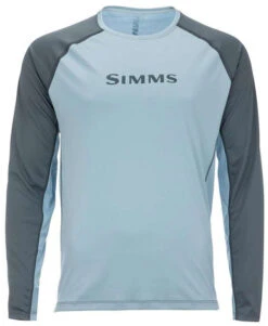 Simms Solarvent Long Sleeve Crew Shirt - Steel Blue/Storm - 2X-Large