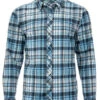 Simms Stone Cold Long Sleeve Shirt - Nightfall Madras Plaid - Medium