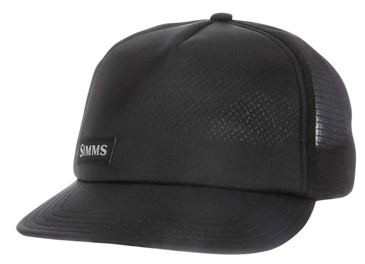 Simms Tech Trucker Hat - Black 1 Simms Tech Trucker Hat - Black