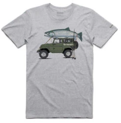 Simms Trout Cruiser T-Shirt - Grey Heather