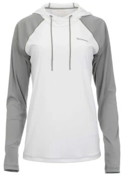 Simms Womens Solarflex Hoody - White Cinder - Medium